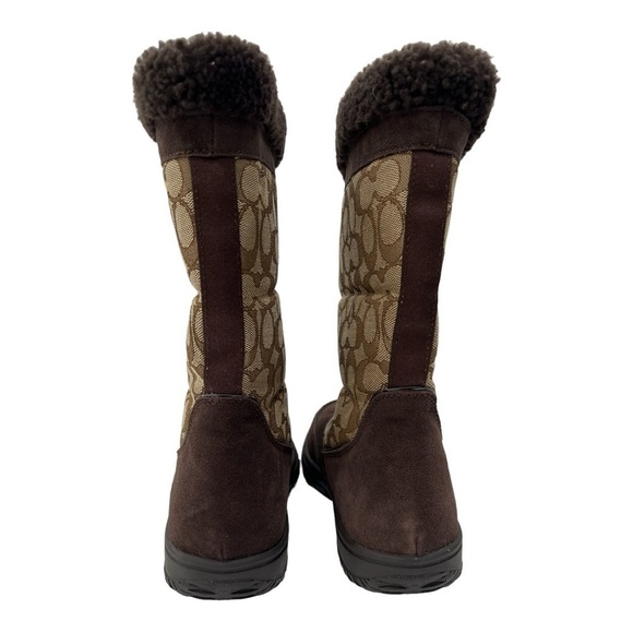 Coach Women's Sherman Signature Cold Weather Boots Size 8 B - Picture 13 of 15